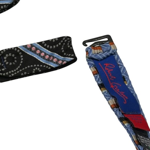 Robert Graham Multi Pattern Adjustable Silk Bowtie - Picture 6 of 7